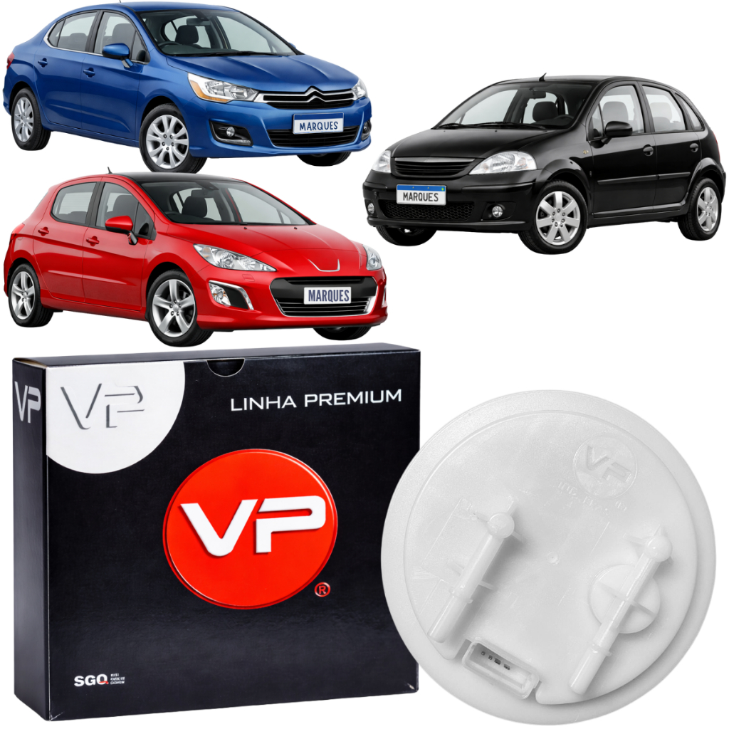 Tampa Flange Bomba Combustível Vp C3 C4 208 307 408 2008 em Oferta na Shopee