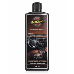 Melhor Limpa Painel e Hidratante de Couro 500ml conservação de plásticos e vinil BraClean