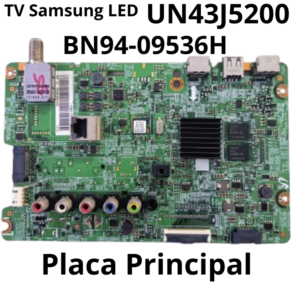 3014 Placa Principal para tv Samsung LED Modelo: UN43J5200