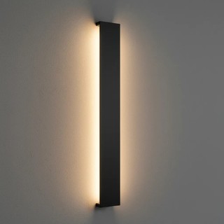 Arandela Led Luz Indireta Reflex 72cm 3000K IP65 20W Parede Jardim Fachada Moderna Decorativa