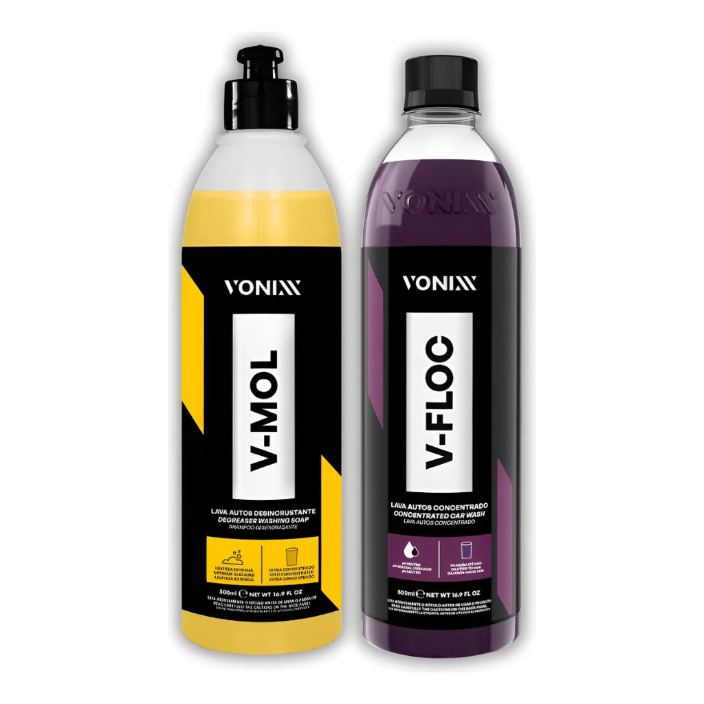Shampoo Automotivo Lava Carro Moto V-floc V-mol Vonixx 500ml Biodegradável