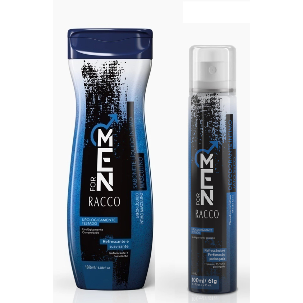Kit Sabonete Intimo Masculino  + Desodorante Intimo Masculino Racco
