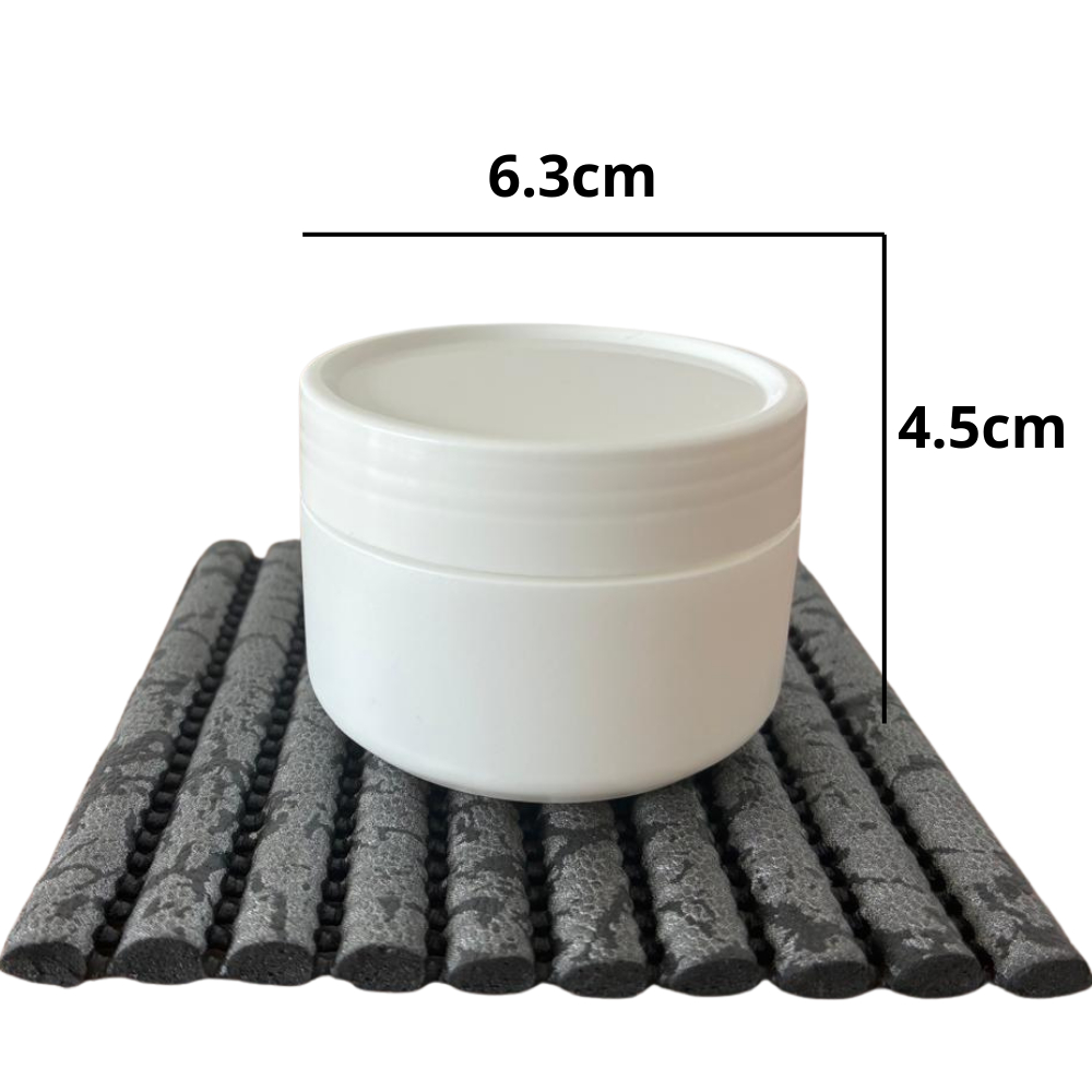 kit Potes de Plástico 90g Vazio Tampa Rosca, Pomada, gel, creme em Oferta na Shopee