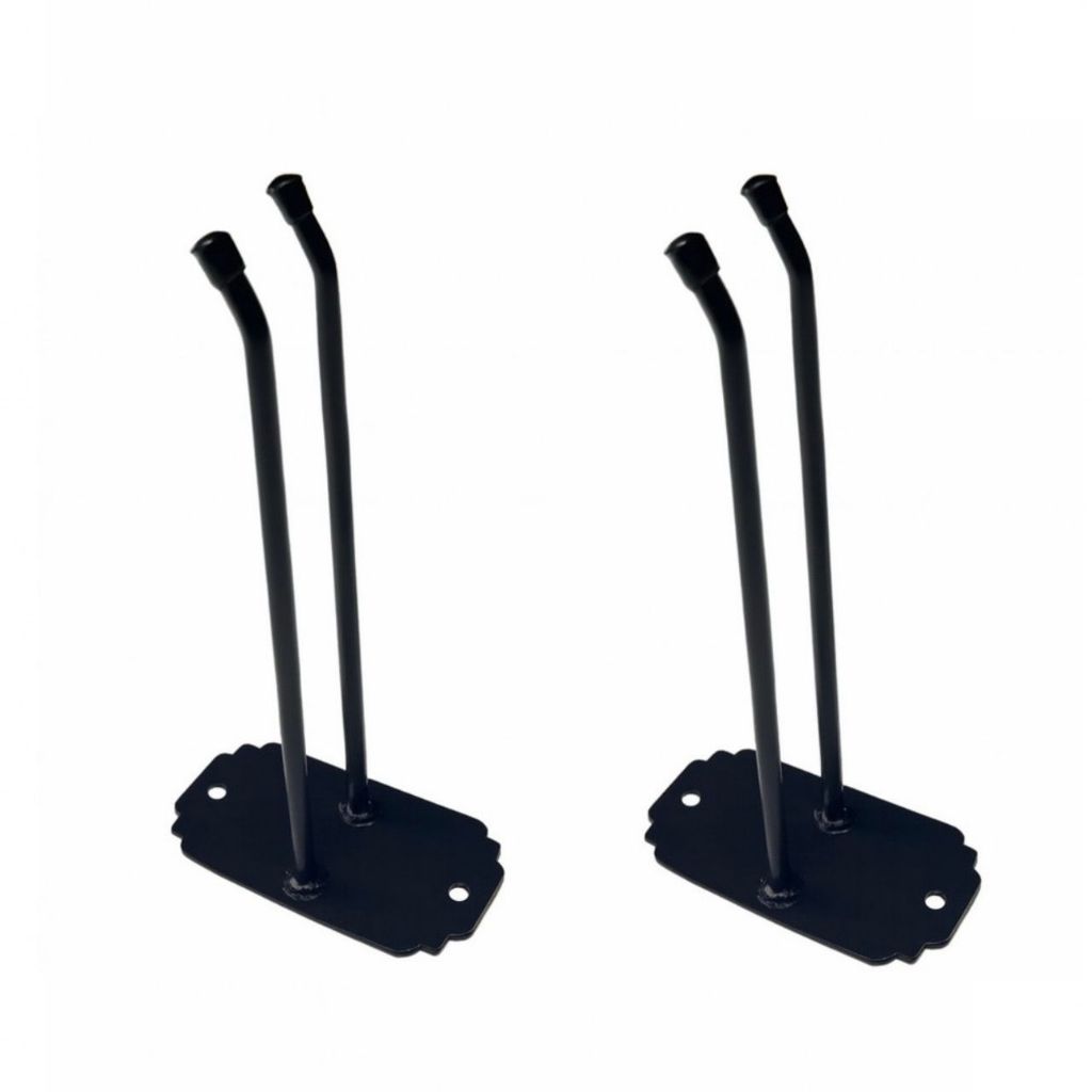 Kit 2 Suportes De Parede Porta Vassoura Rodo Pá Organizador Lavanderia Área de Serviço 10cm