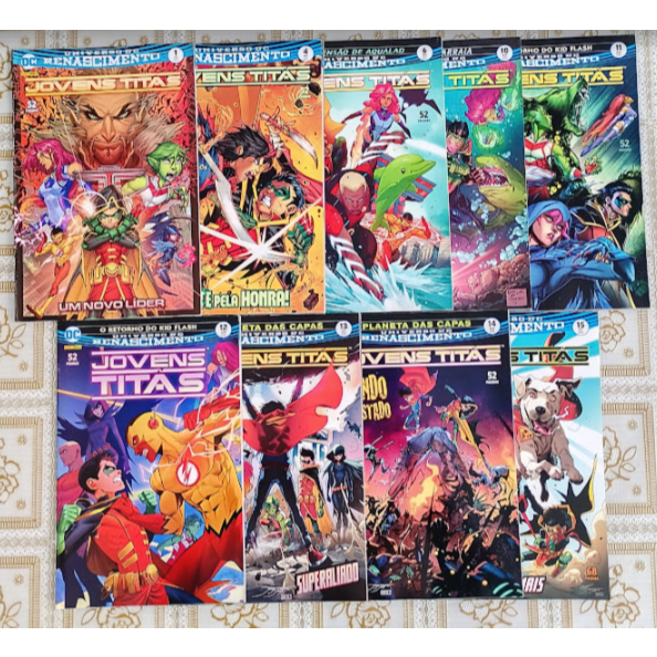Jovens Titãs Renascimento N: 1, 4, 6, 10, 11, 12, 13, 14, 15 - Escolha Uma Hq