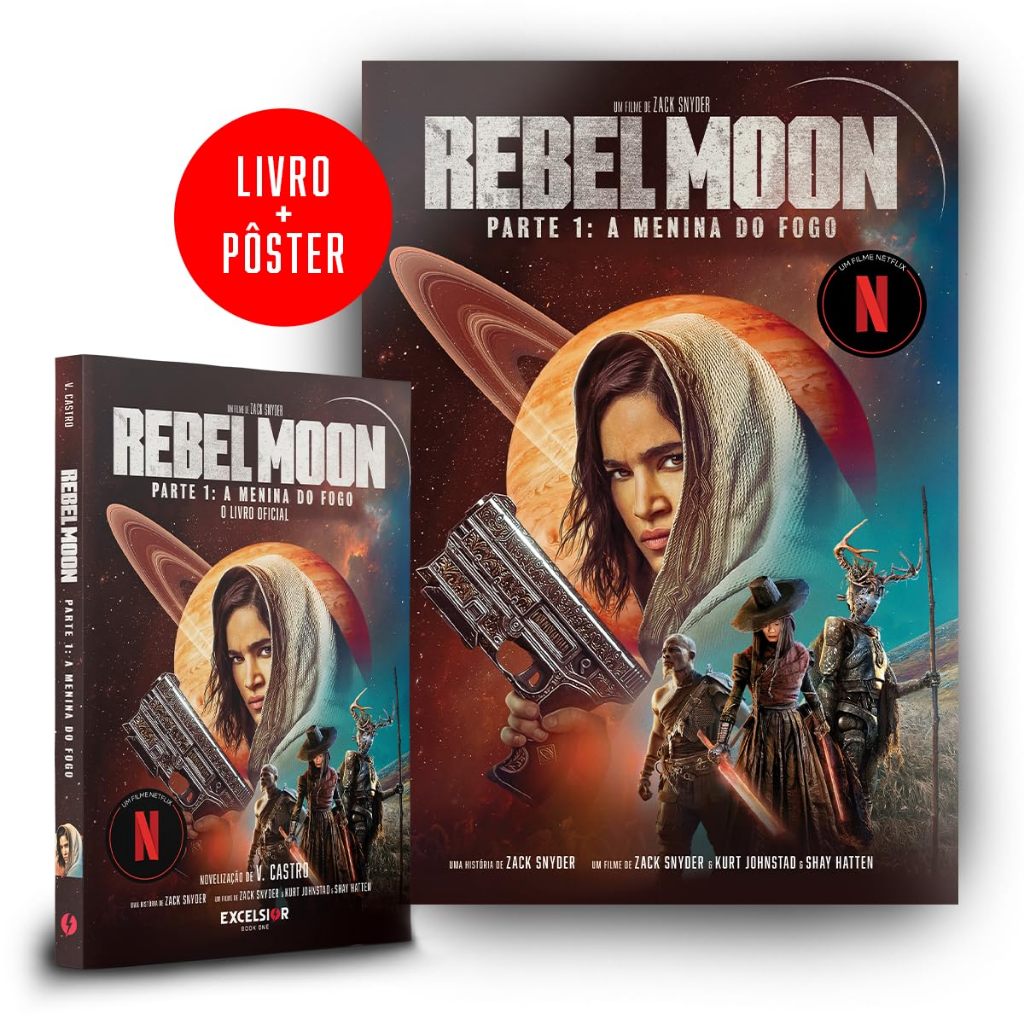 Livro Rebel Moon: a menina do fogo - V. Castro