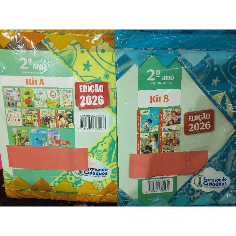 formando cidadãos kit A,B 2° ano edição 2026.
