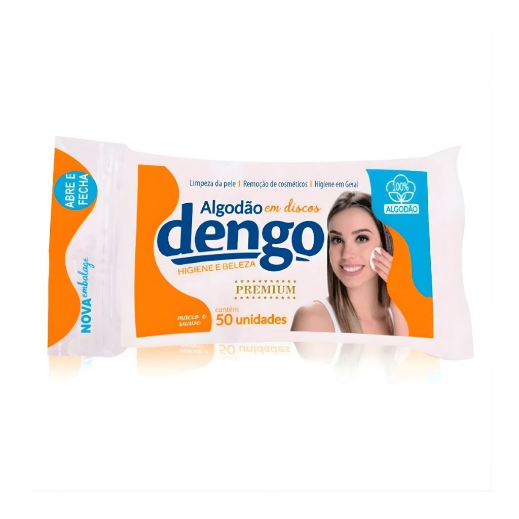 Kit Discos de Algodão Dengo Premium Limpeza Facial em Oferta na Shopee