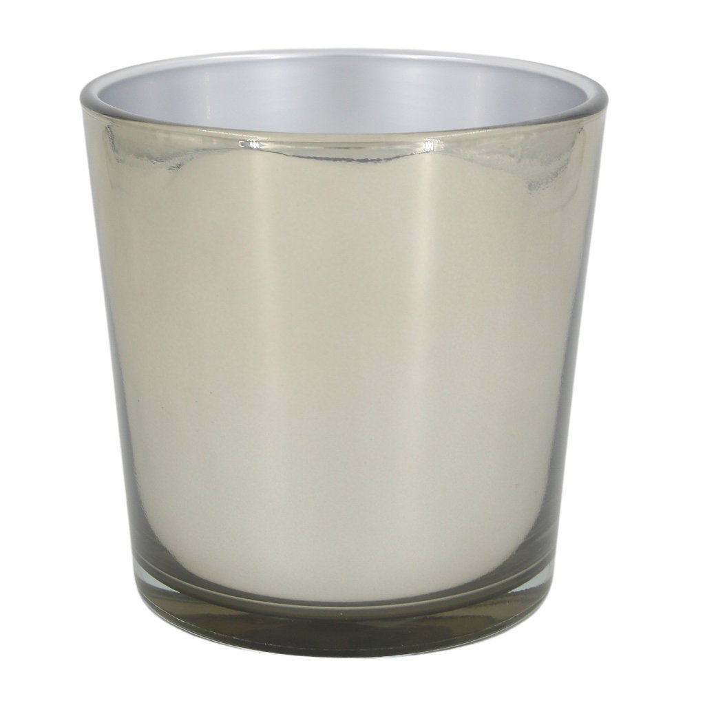 Vaso Cachepot Para Plantas Vidro Polonês - Nico Prata