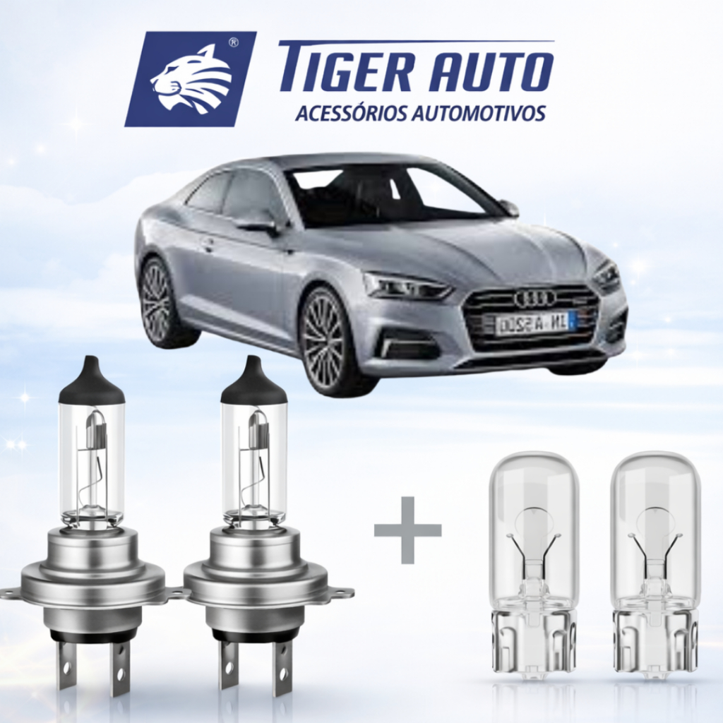 Lâmpada farol ALTO / BAIXO  + LANTERNA par AUDI A5 2007 ATÉ 2016