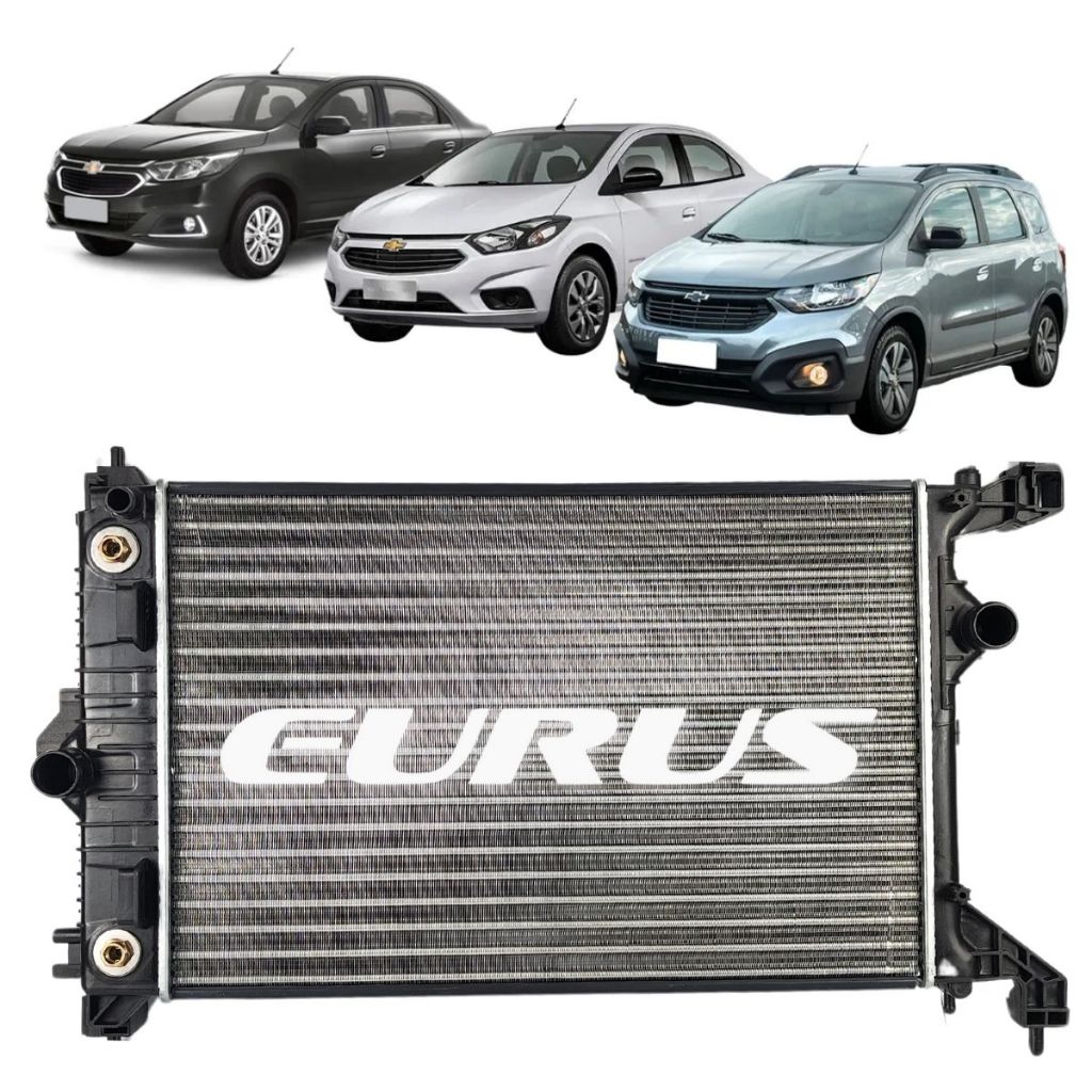 Radiador Eurus Gm Cobalt Onix Prisma Spin 1.4 1.8 2012 2013 2014 2015 2016 Automático em Oferta na Shopee