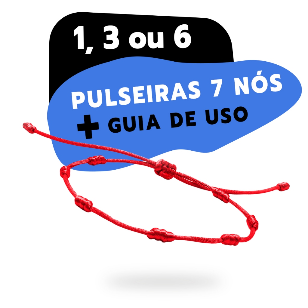 Kit 1, 3 ou 6 Pulseiras 7 Nós Vermelha Kabballah Original Delicada Para Proteção em Oferta na Shopee