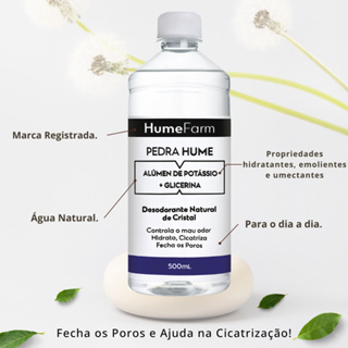 Pedra Hume Líquida 500ml Desodorante de Cristal Retira Mau Odor Clareia a Pele e Cicatriza em Oferta na Shopee