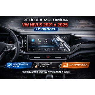 Película Multimídia Vw Nivus 2021 A 2025 Hydrogel em Oferta na Shopee