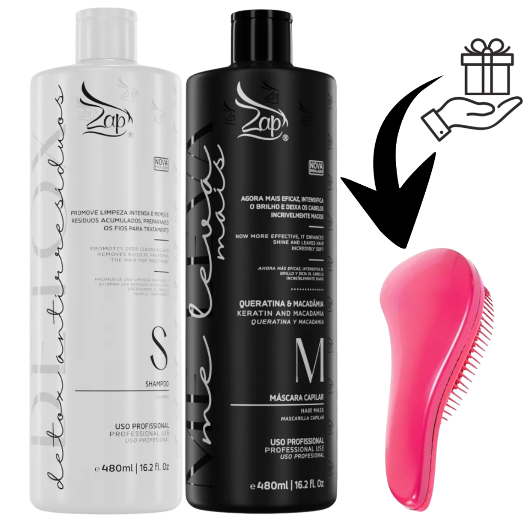 Progressiva Zap Me Leva 2x480 Nova Embalagem Passo 1 e 2 em Oferta na Shopee