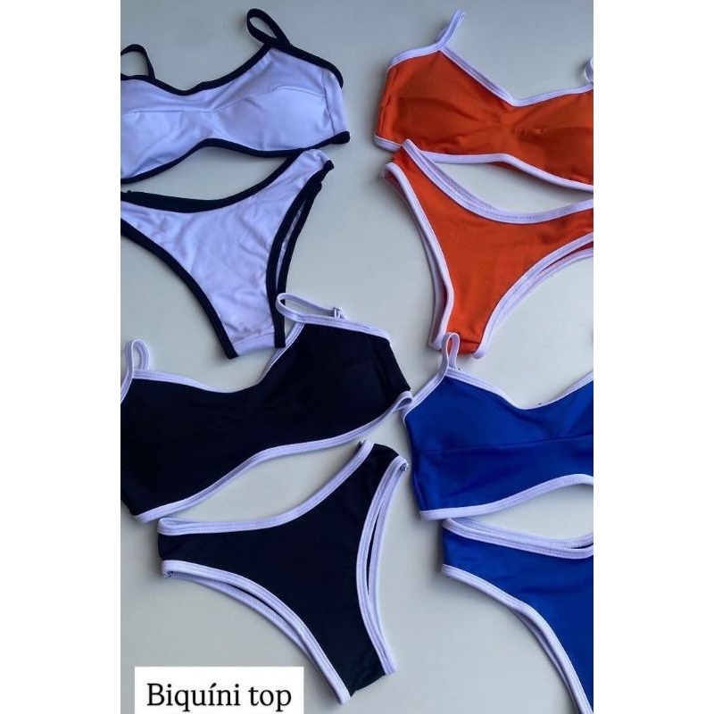 Biquíni Top Retrô com Conforto, estilo e aquele toque moderno que valoriza o corpo, cores lindas para arrasar no verão
