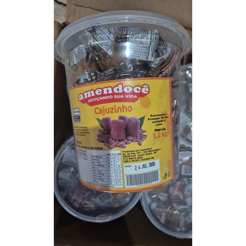 Cajuzinho amendoce 1,2kg em Oferta na Shopee