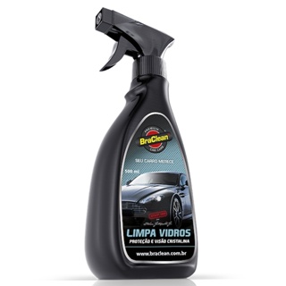 Melhor Limpa Vidros 500ml limpeza sem marcas para para brisa automotivo uso cotidiano BraClean em Oferta na Shopee