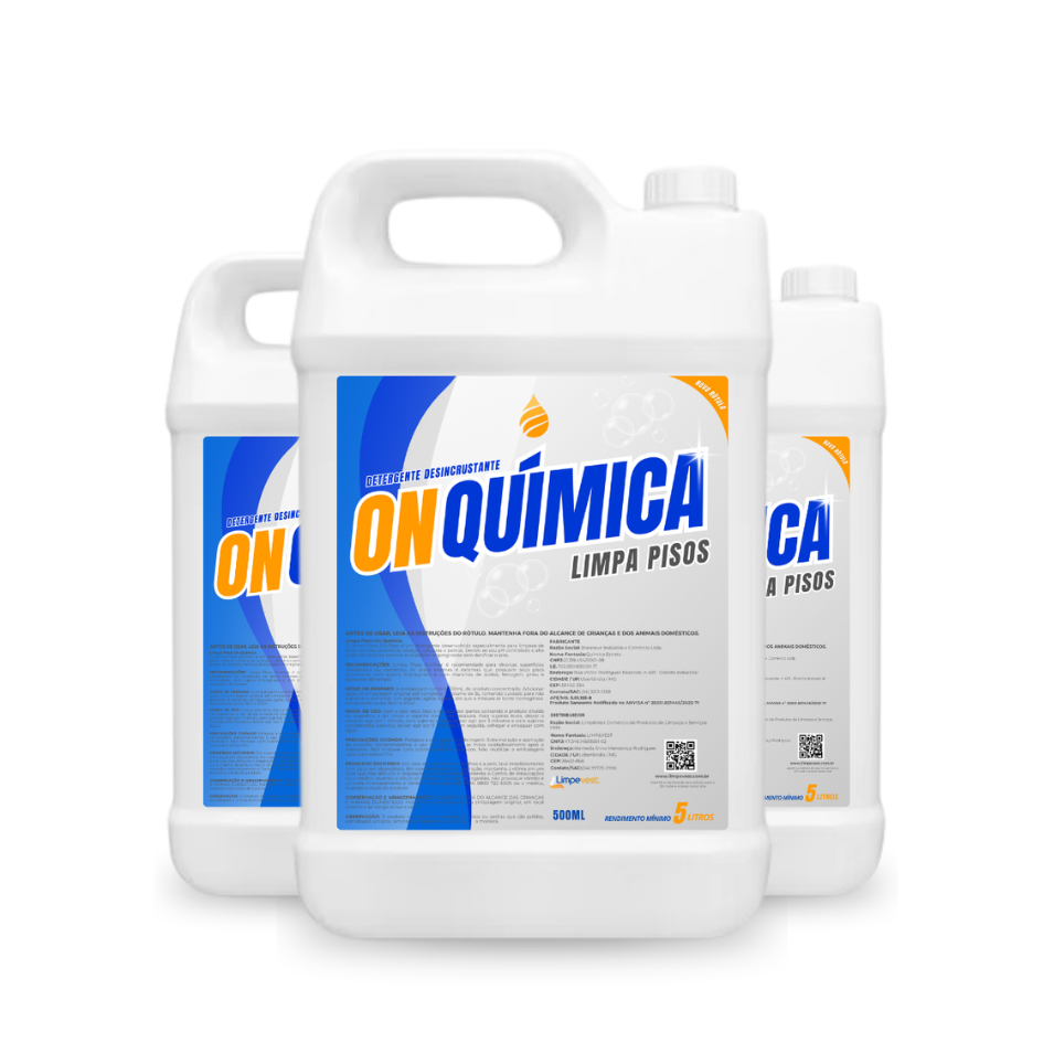 On quimica Limpa Pisos 3 uni em Oferta na Shopee