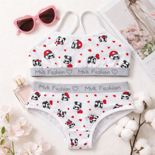 1 Conjunto Top Sutiã e Calcinha Infantil Juvenil Desenho Animado Verão Para Menina Adolescente em Oferta na Shopee