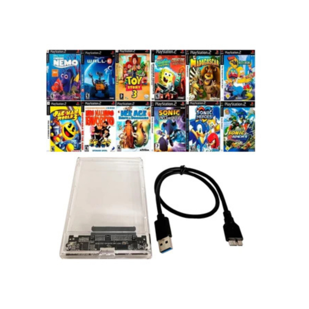 HD Externo 500 GB para xbox 360 (110 jogos ) C/exploit roda em qualquer xbox360