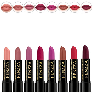 Kit 8 Batons Great Matte Fenzza Óleo De Rícino Cores Lindas em Oferta na Shopee