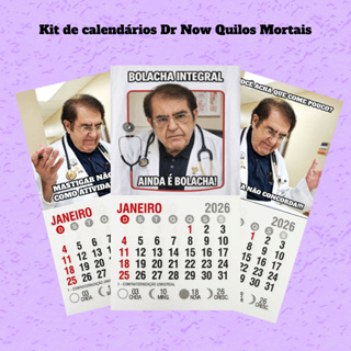 Mini Calendários Dr Now Quilos Mortais Imã Geladeira Personalizados 2026 - Mimos e Brindes em Oferta na Shopee