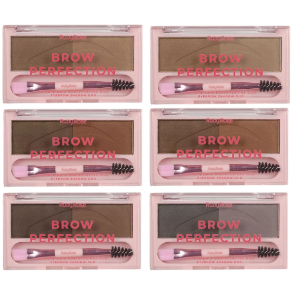 Sombra para Sobrancelhas Duo Brow Perfection Ruby Rose em Oferta na Shopee