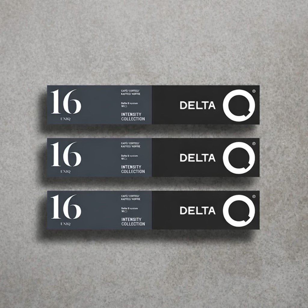 Cápsula de Café para Máquinas Delta Q kit com 3uni - UniQ (Intensidade 16)