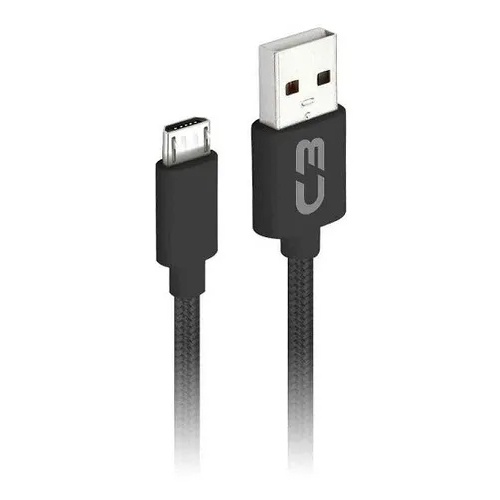 Cabo de carregamento Micro Usb 2m 2a Cb-m21bk C3plus C3 Tech