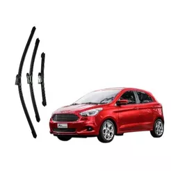 Kit Palhetas Limpador Parabrisa Dianteiro traseiro Novo Ford Ka 2015 2016 2017 2018 2019 2020 2021