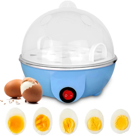 Cozedor de Ovos Elétrico Portátil Cozinha à Vapor 110V/220V Cor Aleatória