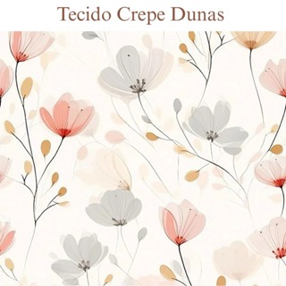Tecido Crepe Dunas Estampado Digital Leve Fluido Caimento Perfeito 1,47m Largura Cortes 1 a 3 metros em Oferta na Shopee