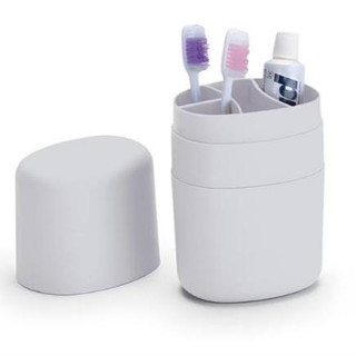 Porta Escova de Dentes Portátil com Estojo Organizador