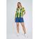 Camisa Brasil Tricot Feminina Crochê Decote V Copa Seleção Verde E Amarelo Brazilcore Moda