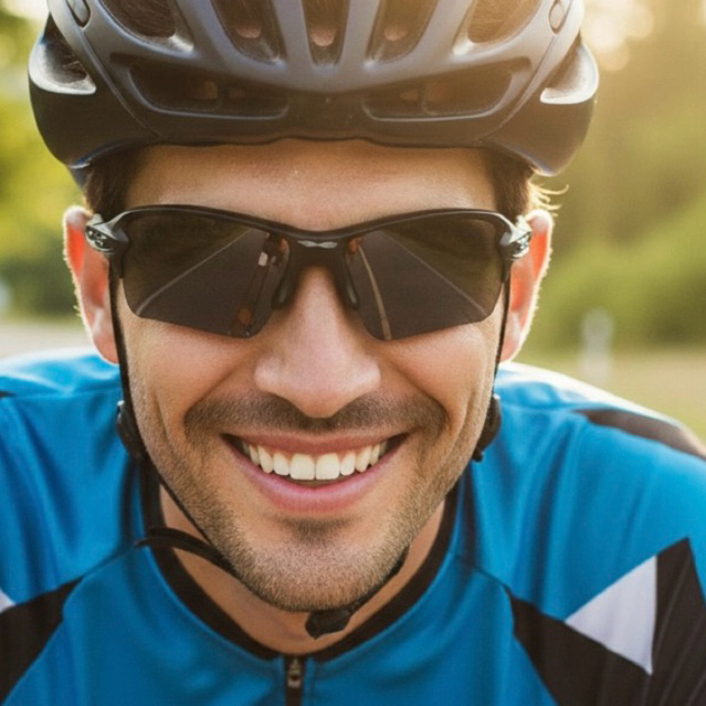 Óculos Ciclismo Corrida Proteção UV400 Esportivo Pedal Espelhado