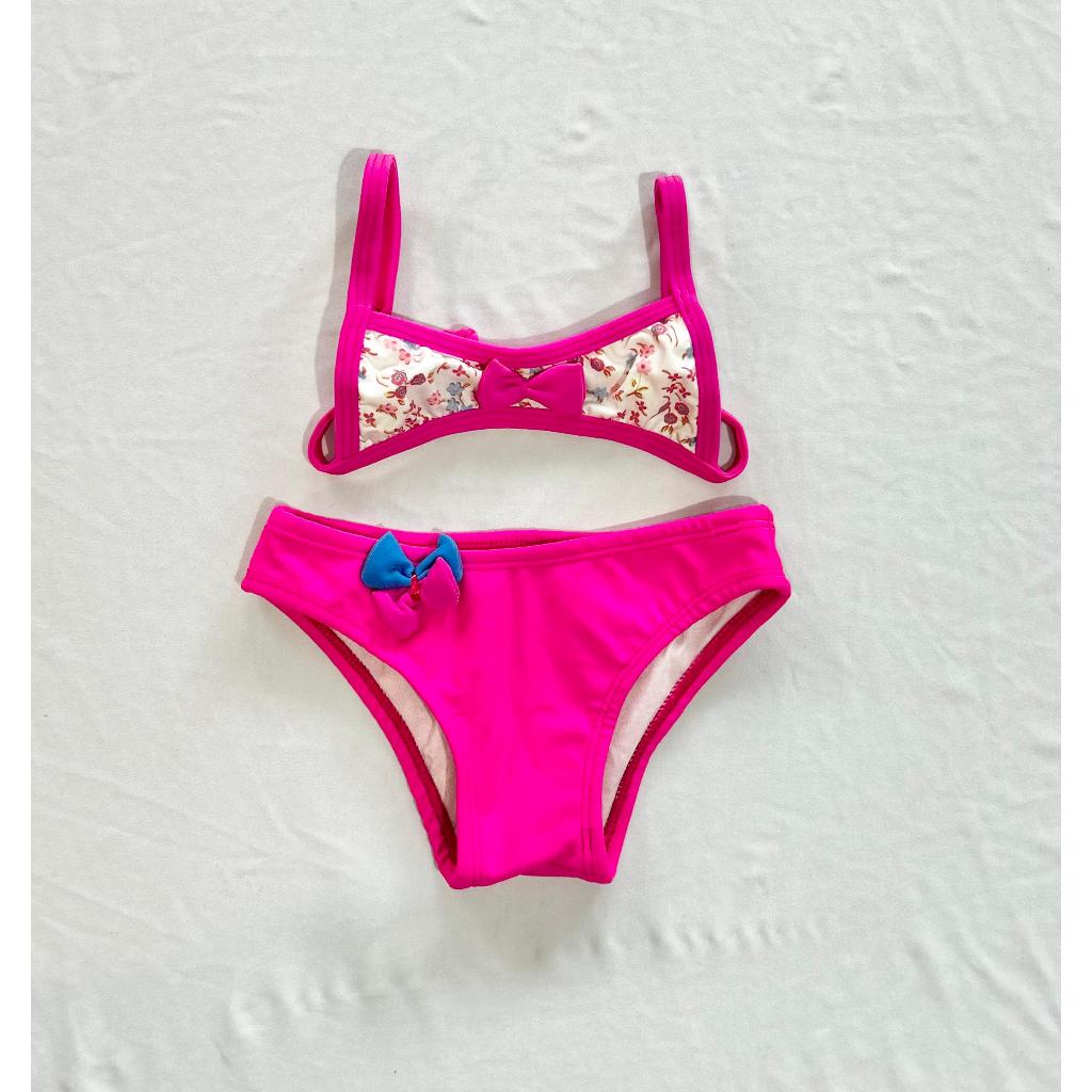 Biquíni infantil confortável de 2 anos (Cores Rosa acabou e preto   Acabou)      agora só na cor Coral