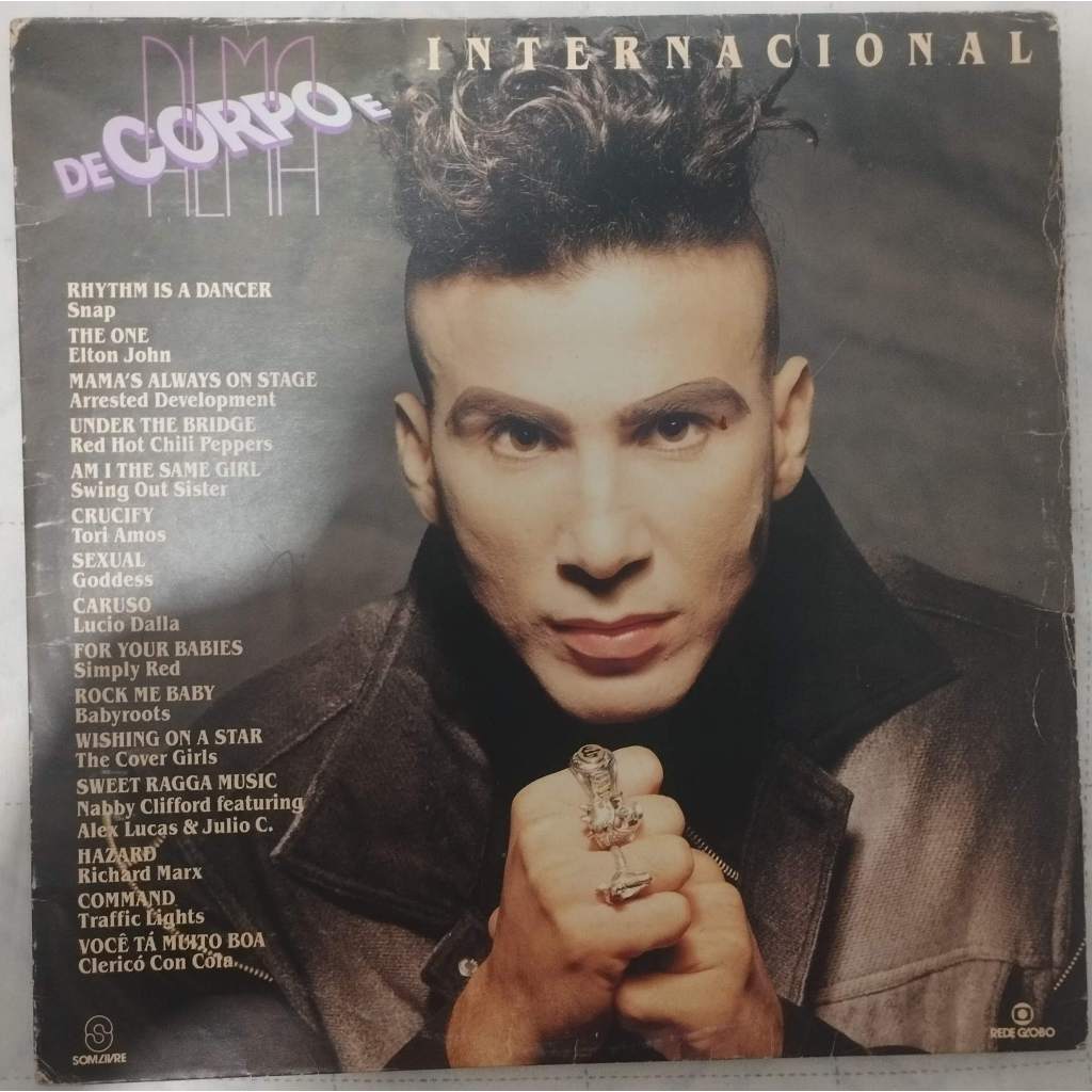 LP/VINIL De Corpo E Alma  - Internacional (1992)