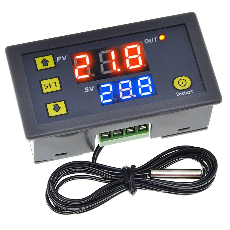 Controlador de Temperatura Termostato W3230 110/220V ou 12V Termostato Digital p/ Freezer Geladeira