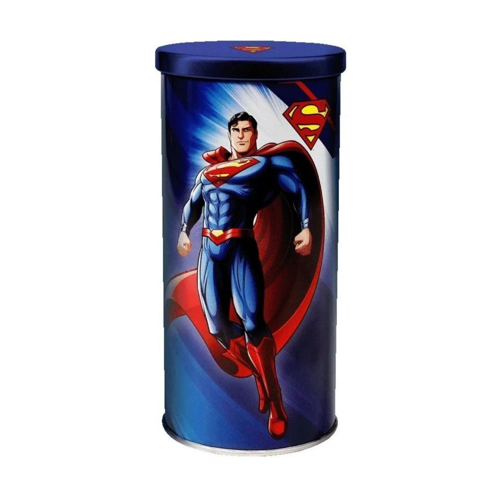Cofre Superman Lata DC Comics Edição Especial Cacau Show