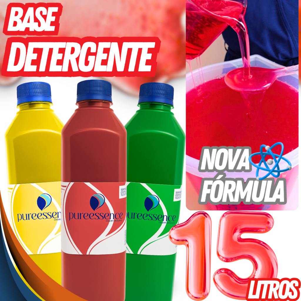 Base kit detergente faz 15 litros lava louças - FÁCIL DE FAZER em Oferta na Shopee