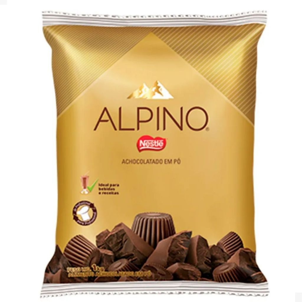 Achocolatado em Pó Alpino Nestle Original 1Kg em Oferta na Shopee