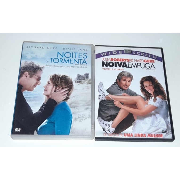 2 Dvd´s - Richard Gere,Julia Roberts,Diane Lane - Em Muito Bom Estado