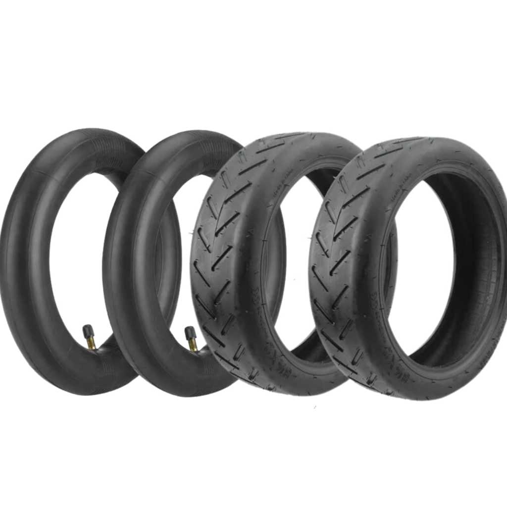 Par de Pneus + Par de Câmaras para Patinete Elétrico 10 x 2,125 polegadas