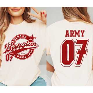 Camiseta Bang tan Army Arirang Unissex em Oferta na Shopee