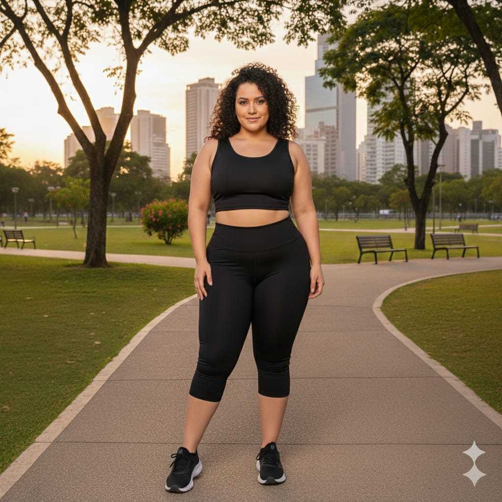 KIT 2 CALÇA FEMININA CAPRI CORSARIO PLUS SIZE DO G ao G4