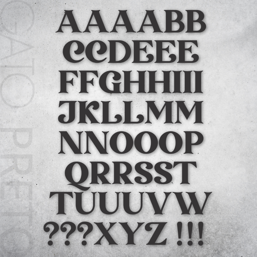 Conjunto Alfabeto Completo Palavras Madeira 8cm Letras 53 Peças Preto Fosco