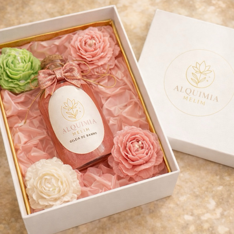 Kit Rosas da Alquimia Sabonete Artesanal em Oferta na Shopee