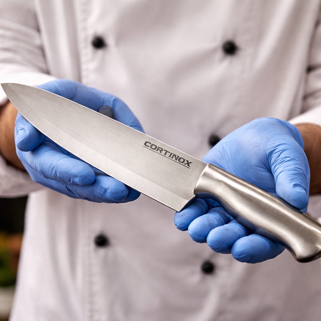 Faca Profissional do Chef Shine 33-cm em puro Aço Inox ,faca premium ,faca para presentear faca fina