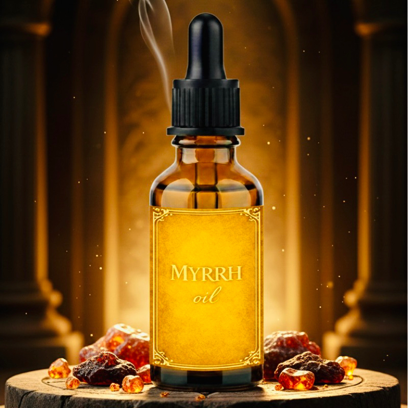Óleo de Unção Consagrado Mirra 20ml – HOODOO – Produto Conjurado